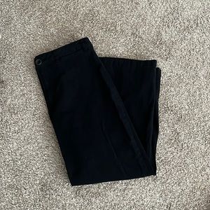OLD NAVY BLACK, HIGH WAIST, WIDE LEG, CROPPED PANTS